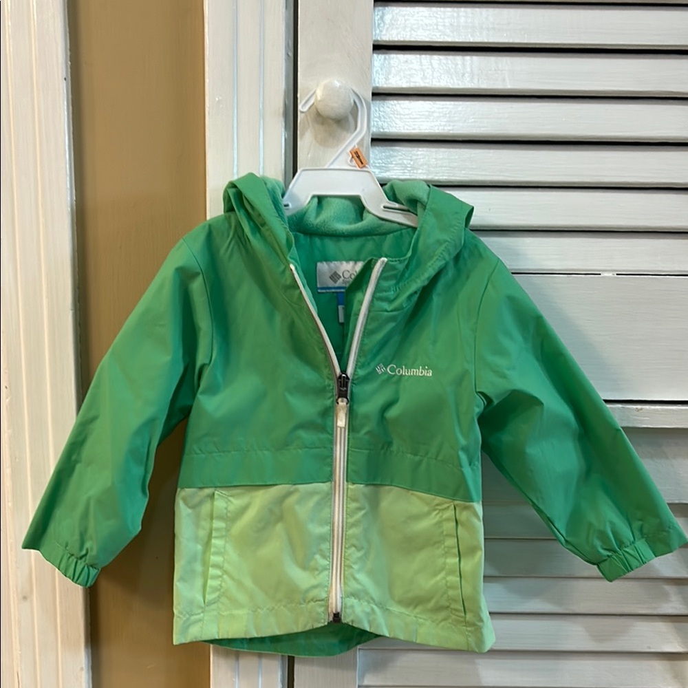 Columbia Kids Green Raincoat